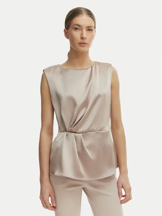 Rinascimento Блуза CFC0127460003 Бежов Regular Fit – Дамски блузи