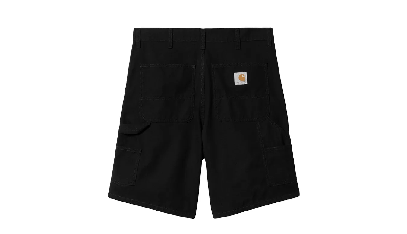 Carhartt WIP Double Knee Short Homens - Preto - I033118_89_02-32 - Size: 32 – Мъжки къси панталони