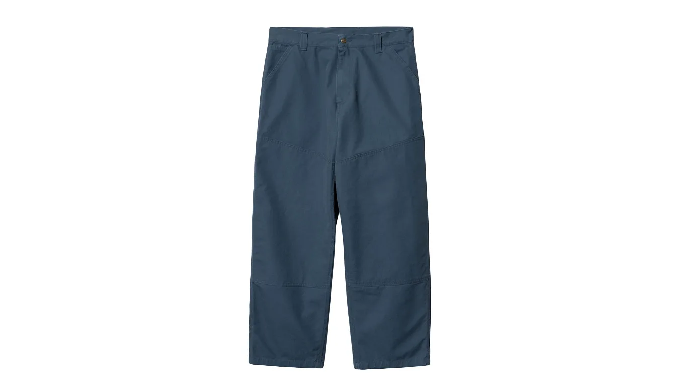Carhartt WIP Wide Panel Pant Blue Homens - Azul - I031393_E9_02 – Мъжки панталони
