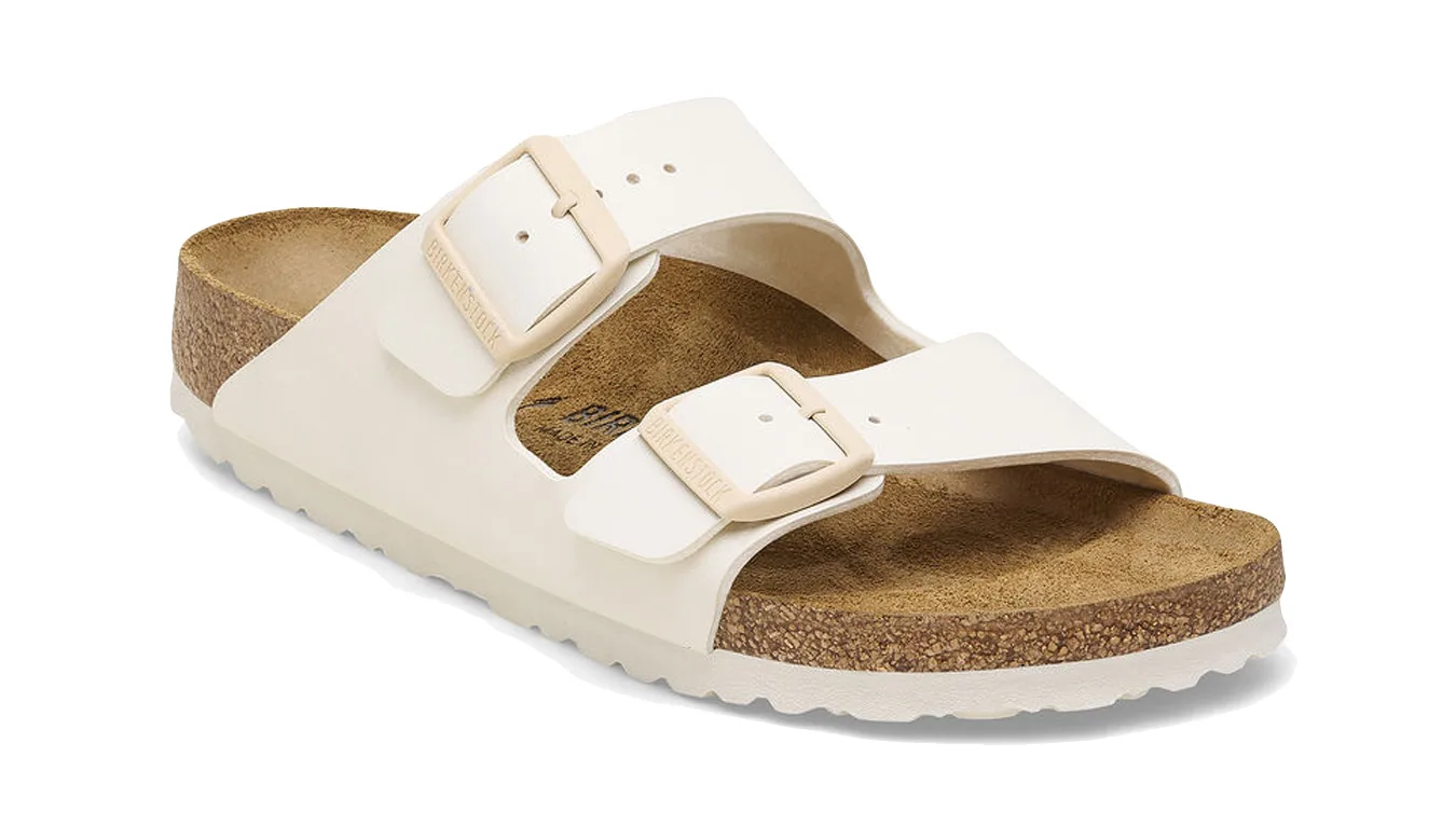 Дамски чехли Birkenstock Arizona Birko-Flor Narrow fit бели – Branco