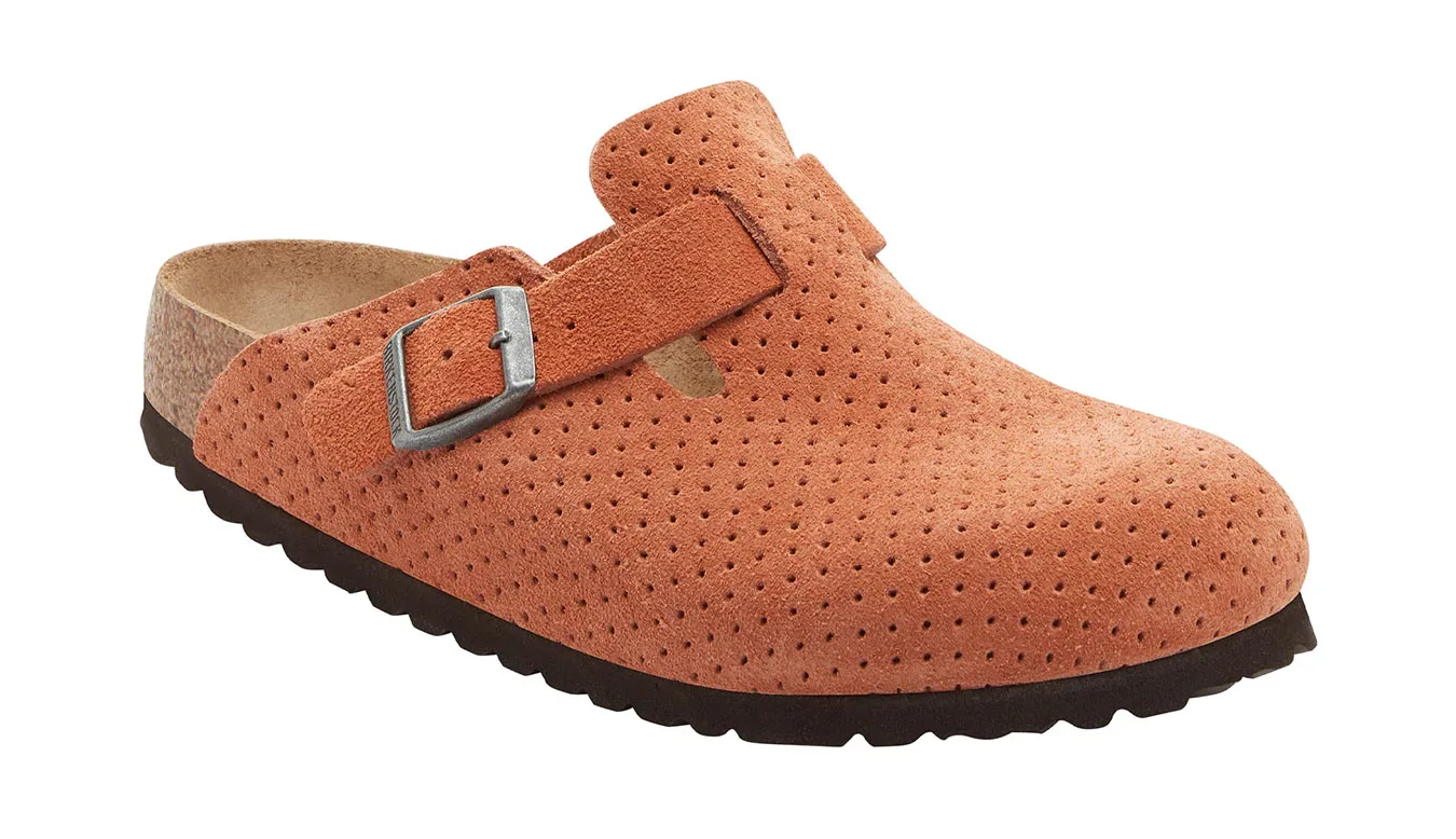 Чехли Birkenstock Boston BS Embossed оранжеви – Laranja – Чехли и джапанки унисекс