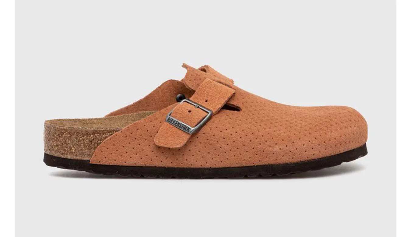 Чехли Birkenstock Boston BS Embossed оранжеви – Laranja – Чехли и джапанки унисекс