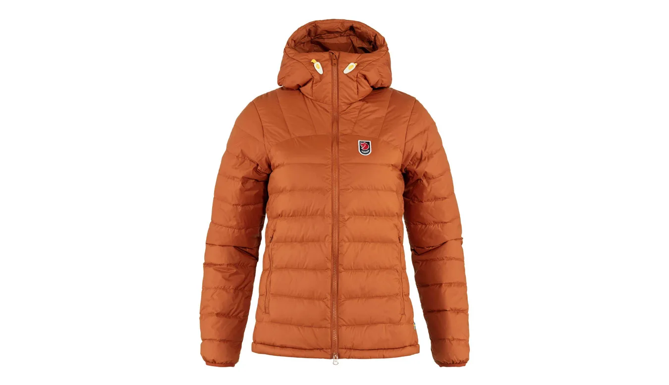 Дамски суитшърт с качулка Fjällräven Expedition Pack Down оранжев – Laranja – Дамски худита