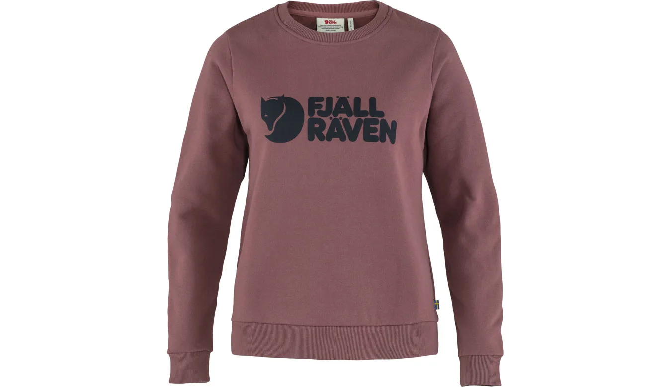 Дамски пуловер Fjällräven Logo Mesa розов – Rosa – Дамски класически пуловери