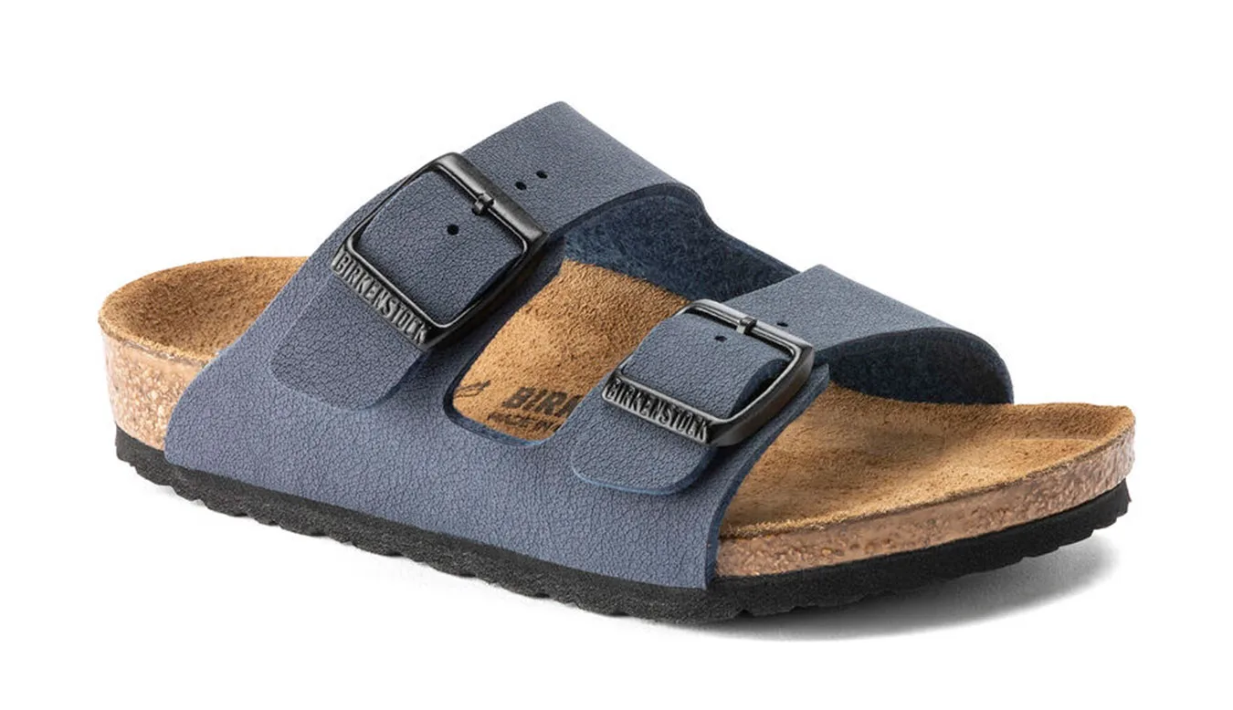 Детски чехли Birkenstock Arizona Birko-Flor Birkibuc Narrow сини – Azul – Детски чехли и джапанки