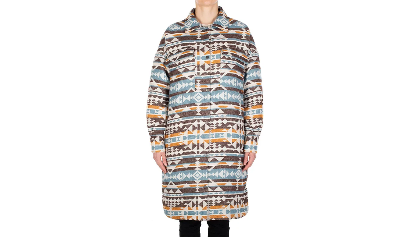 Дамско палто IrieDaily Team Sherpa Camel многоцветно – Multicolorido – Дамски преходни палта