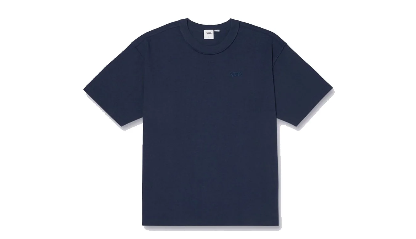Vans LX Premium SS Tshirt Dress Blue Homens - Azul - VN000GBYLKZ – Мъжки тениски