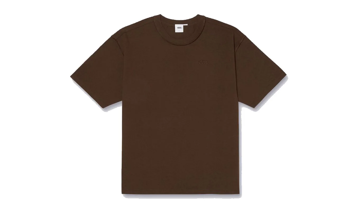 Vans LX Premium SS Tshirt Demitasse Homens - Castanho - VN000GBY3N1 – Мъжки тениски