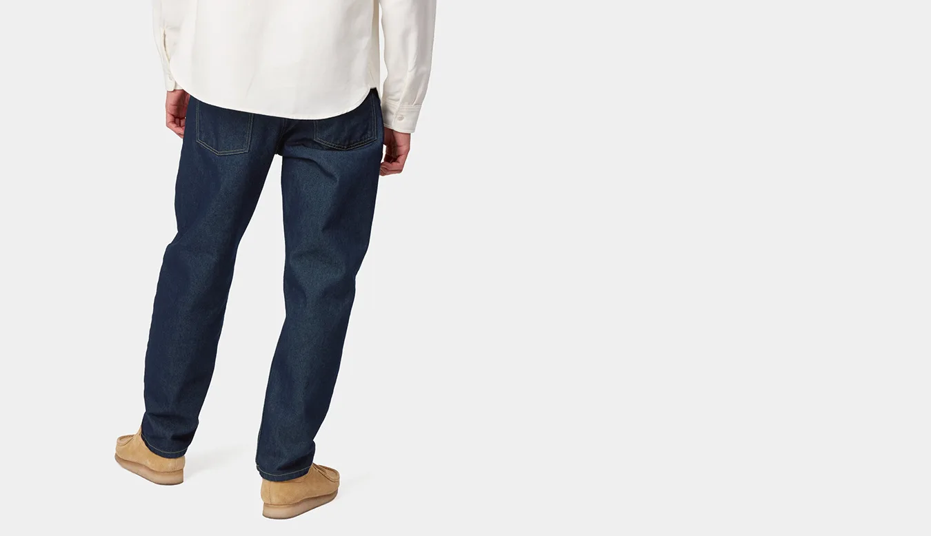 Мъжки панталон Carhartt WIP Newel син – Azul – Мъжки текстилни панталони
