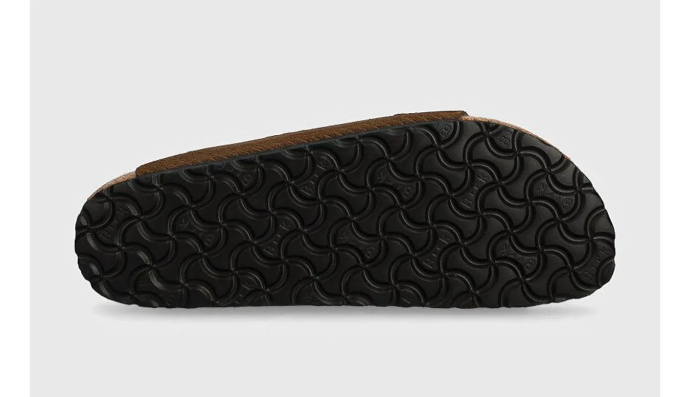 Дамски чехли Birkenstock Arizona Suede Corduroy кафяви – Castanho
