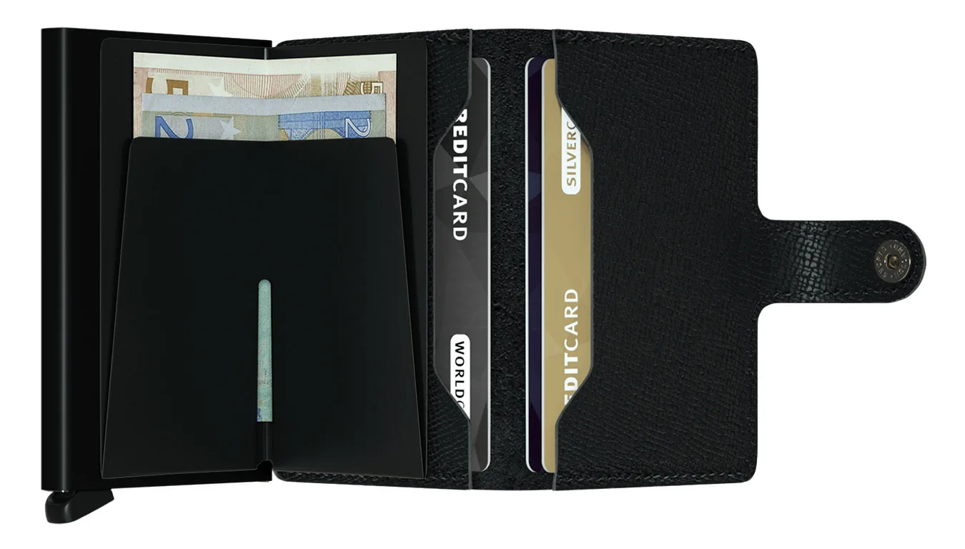 Портмоне Secrid Miniwallet Crisple черно – Preto – Мъжки портмонета