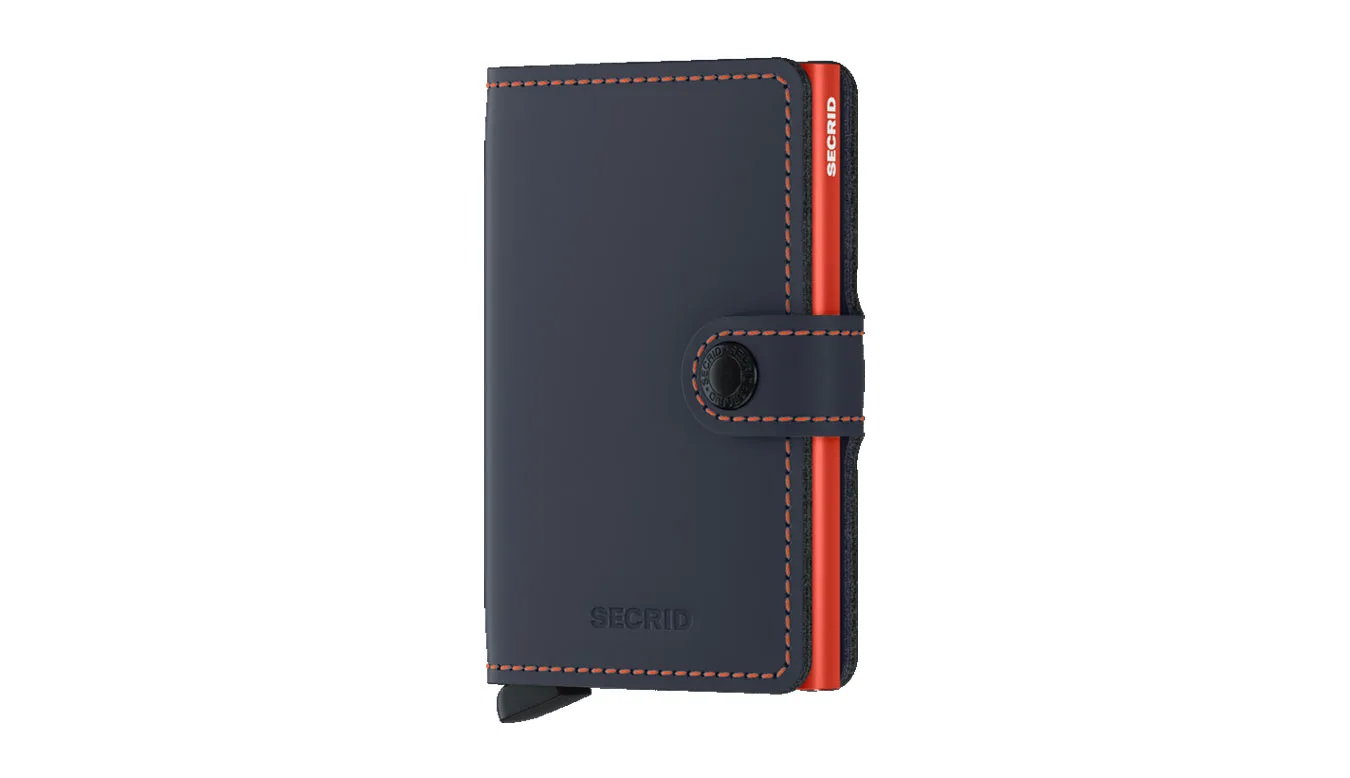 Портмоне Secrid Miniwallet Matte Nightblue синьо – Azul – Мъжки портмонета