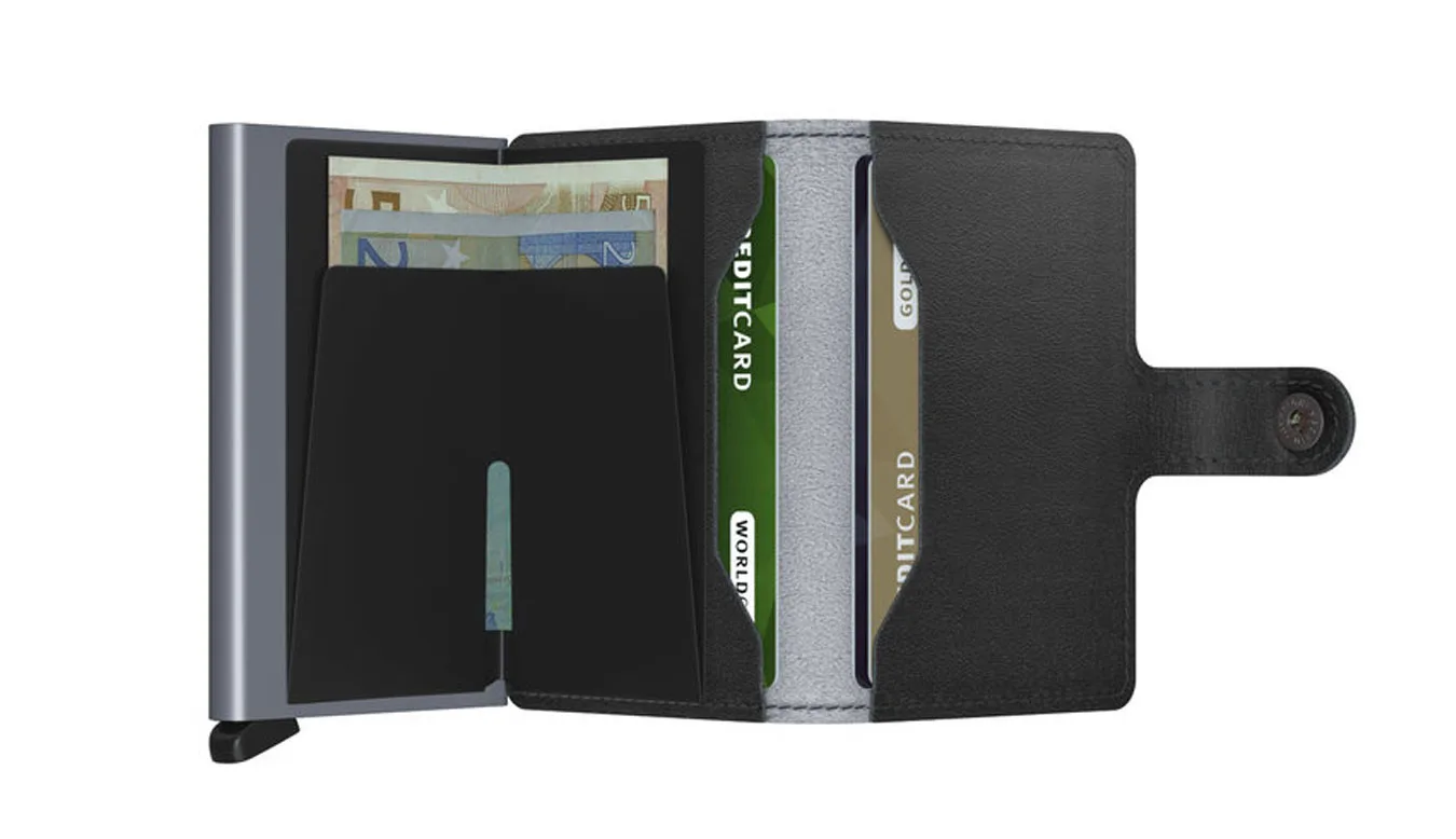 Портмоне Secrid Miniwallet x Art Pearl Earring кафяво – Castanho – Мъжки портмонета