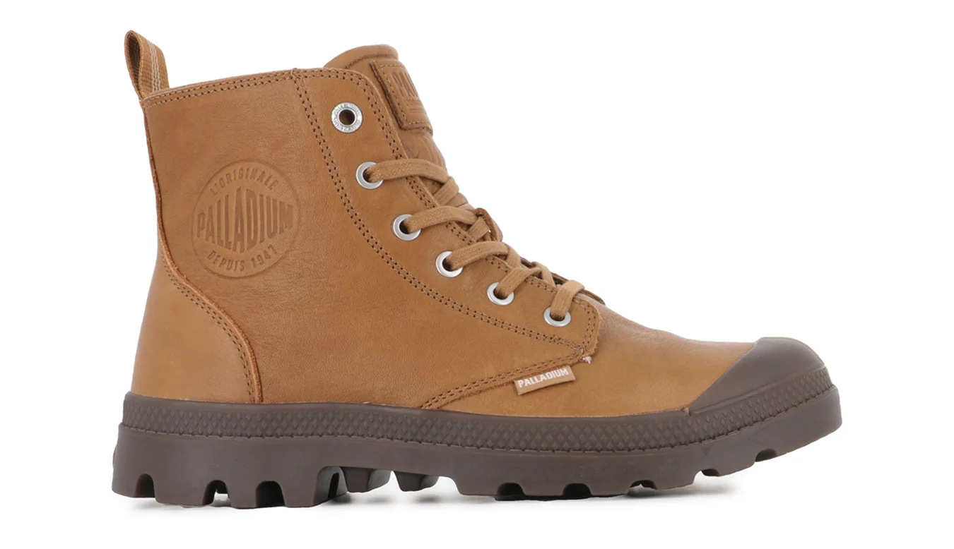 Мъжки суитшърт с цип Palladium Pampa Zip Leather Essential 76888-252 кафяв – Castanho – Мъжки суитшърти с цип