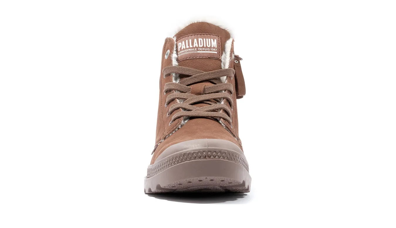 Palladium Pampa Hi Zip WL Brown 95982-292-M Mulheres - Castanho - 95982-292-M – Дамски боти и ботуши