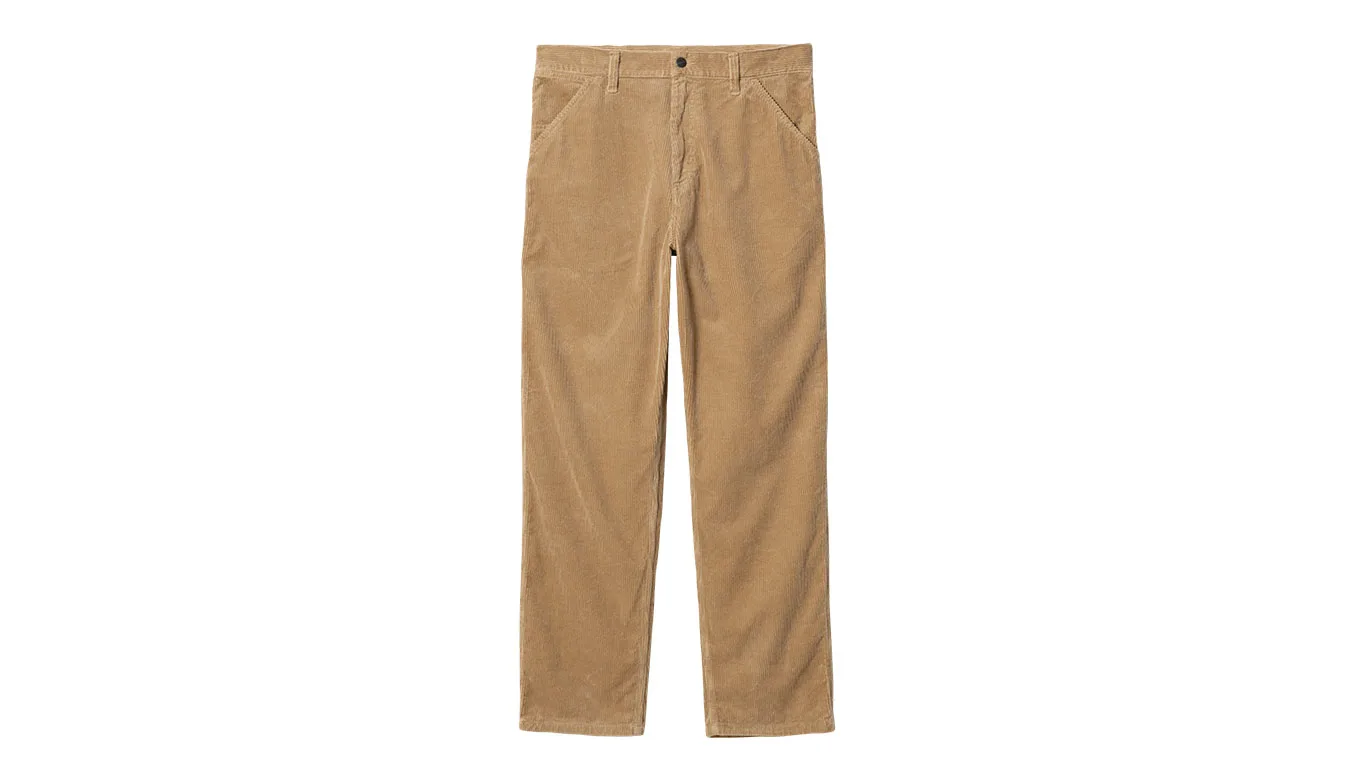 Carhartt WIP Single Knee Pant Peanut Homens - Castanho Claro - I028627_2FS_02-33-32 - Size: 33-32 – Мъжки панталони