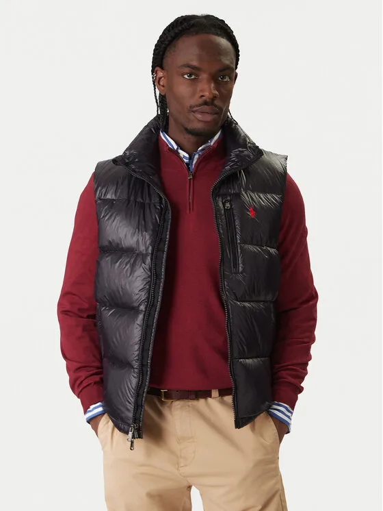Polo Ralph Lauren Елек 710P06138001 Черен Regular Fit – Мъжки елеци