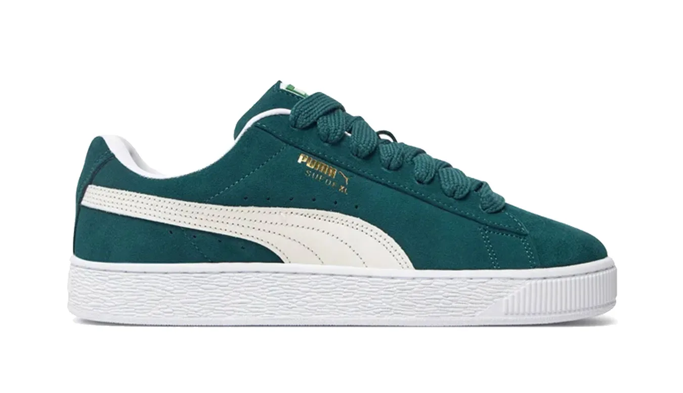 Puma Suede XL Dark Myrtle Homens - Verde - 395205-21 – Мъжки маратонки