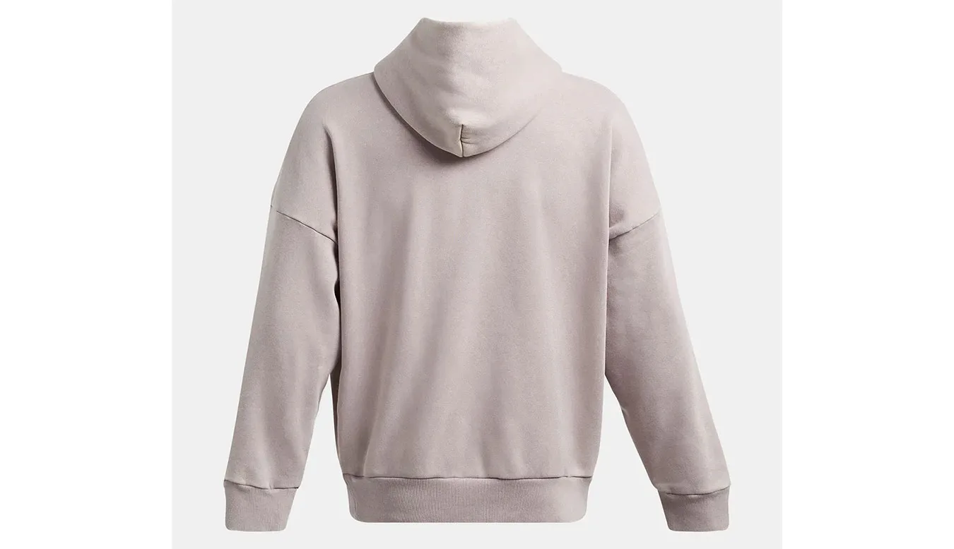 Under Armour M Icon Heavyweight Fleece Wash Oversized Hoodie Purple Homens - Roxo - 1386552-015-L - Size: L – Мъжки худита