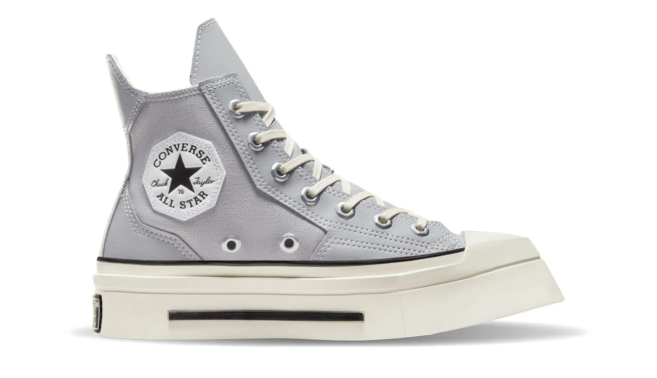 Дамски кецове Converse Chuck 70 De Luxe Squared сиви – Cinza – Дамски ниски кецове