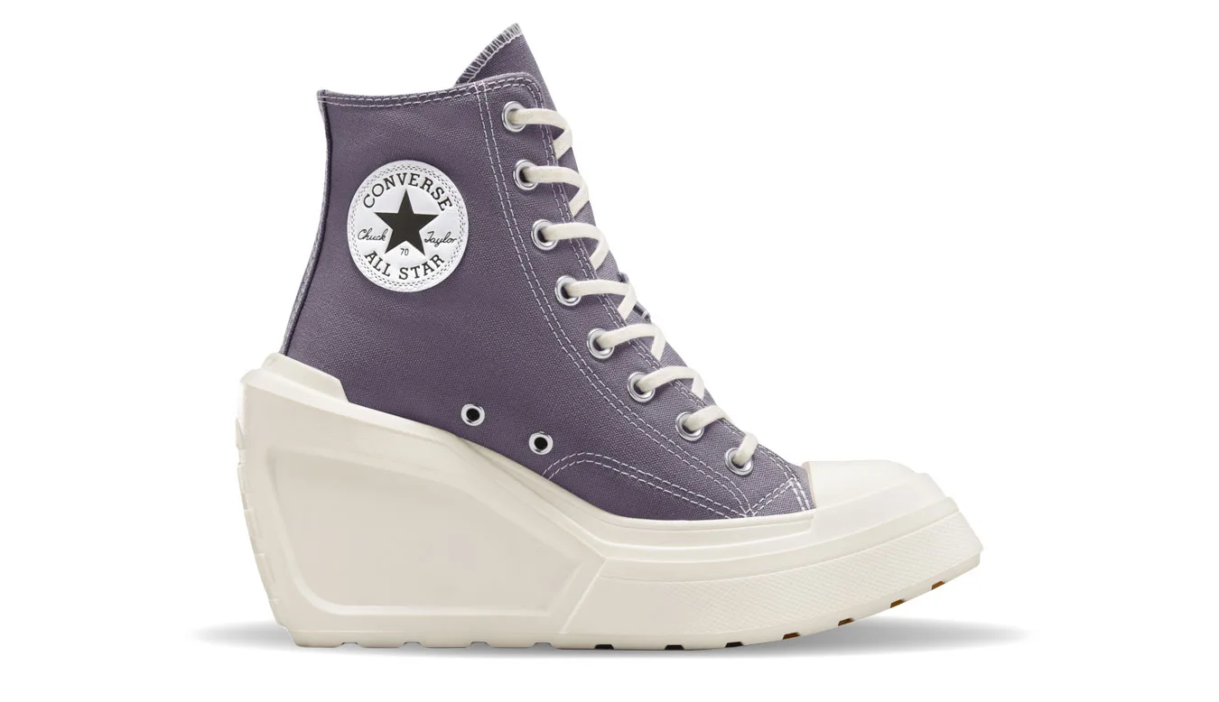 Дамски кецове Converse Chuck 70 De Luxe Wedge лилави – Roxo – Дамски ниски кецове