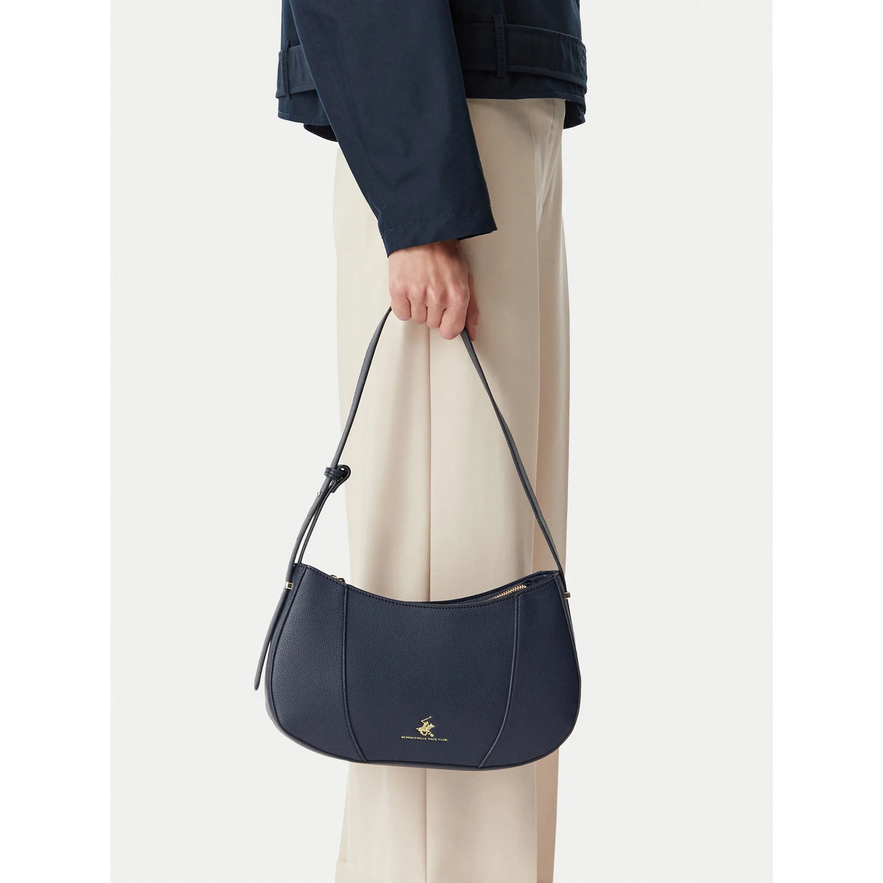 Дамска чанта Beverly Hills Polo Club BHPC-K-002-10 тъмносиня – Класически дамски чанти
