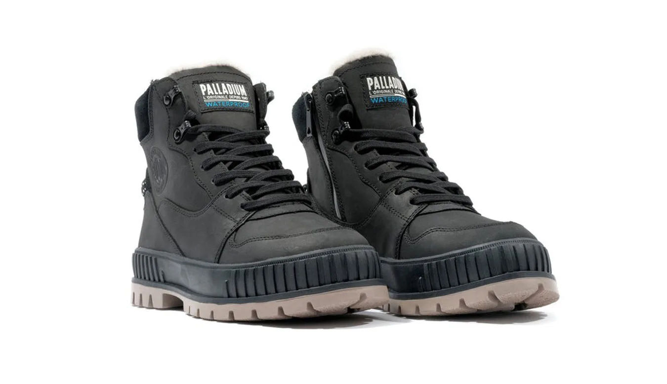 Маратонки Palladium Pallashock Warm Wp черни – Preto