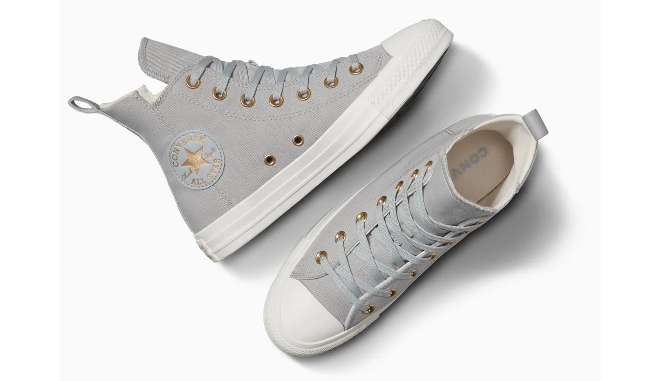 Дамски кецове Converse Chuck Taylor All Star Tailored Lines сиви – Cinza – Дамски ниски кецове