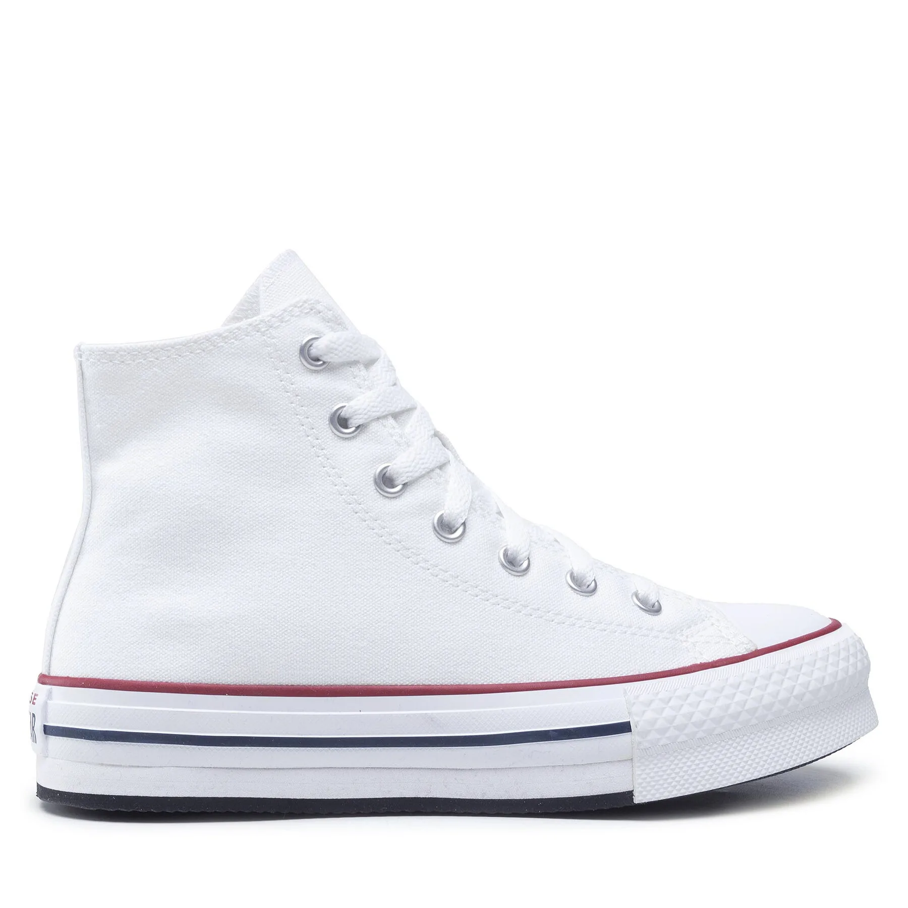 Дамски високи кецове Converse Chuck Taylor All Star Eva Lift Hi бели – Бял