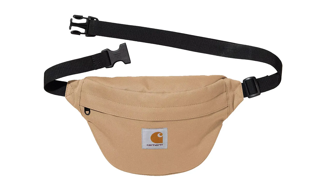 Carhartt WIP Jake Hip Bag Peanut Unisex - Mochilas e malas Carhartt WIP - Castanho - I031476_2FS_XX – Раници