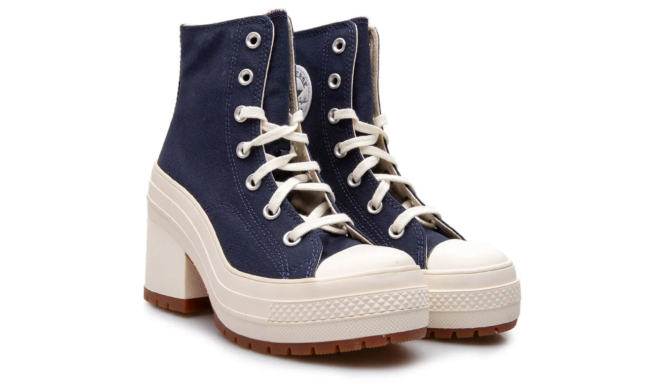 Дамски кецове Converse Chuck 70 De Luxe Heel сини – Azul – Дамски ниски кецове
