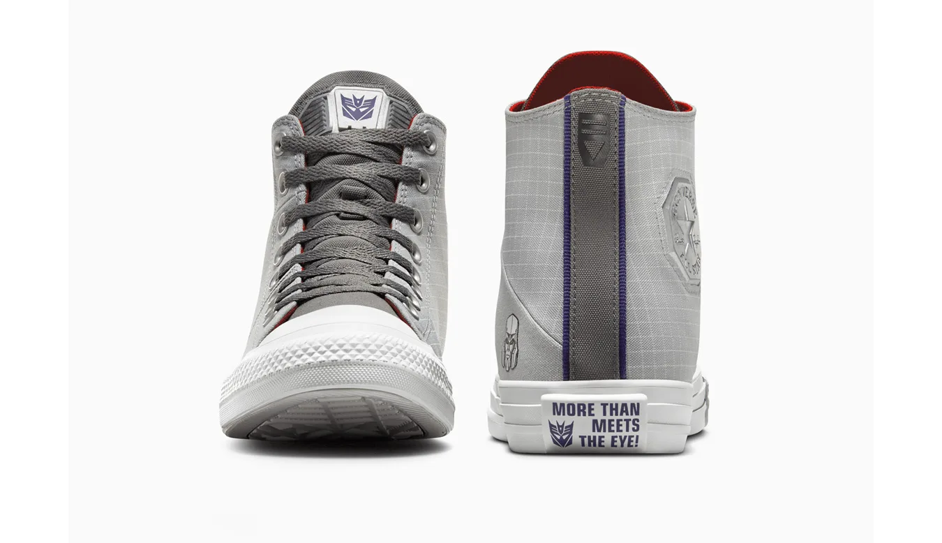 Дамски кецове Converse x Transformers Chuck Taylor All Star сиви – Cinza – Дамски ниски кецове