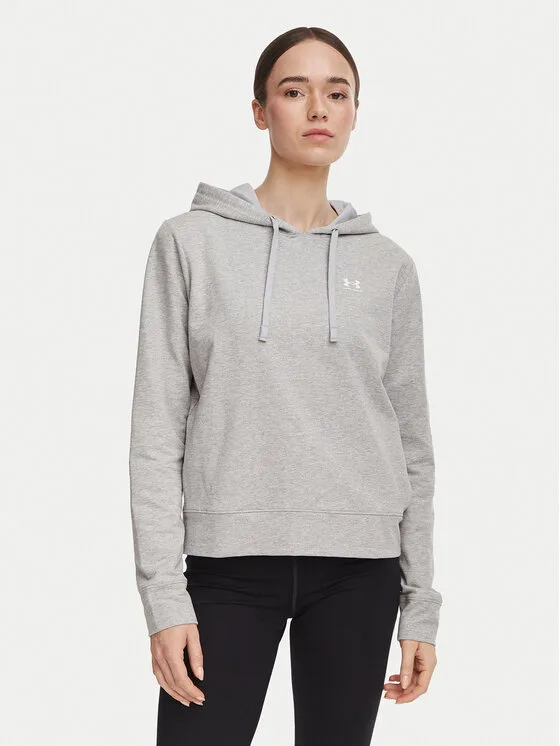 Under Armour Суитшърт UA Sport Terry 6011015 Светлосив Regular Fit – Дамски суитшърти без цип