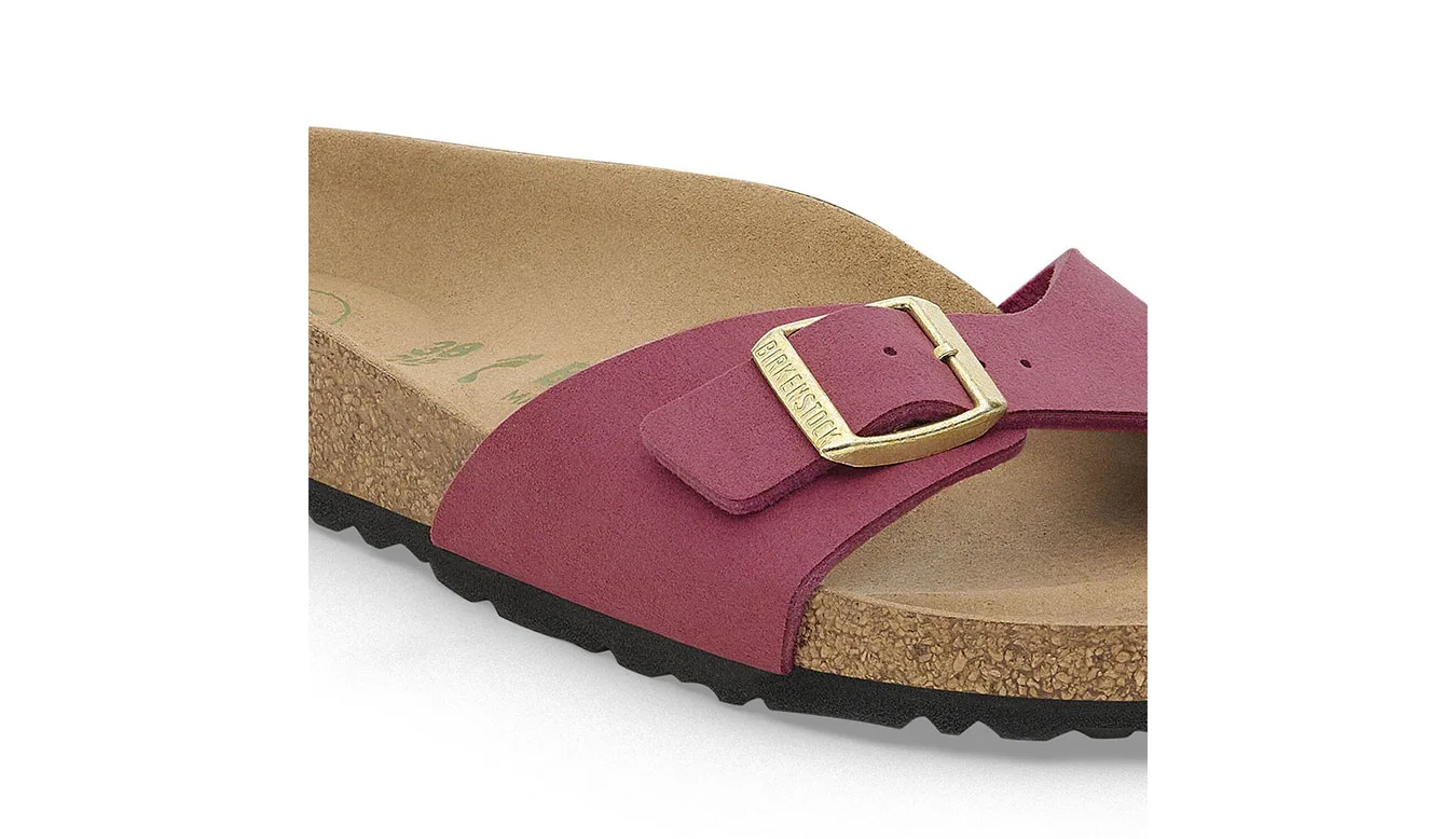 Дамски чехли Birkenstock Madrid Vegan Synthetics Narrow Fit лилави – Roxo