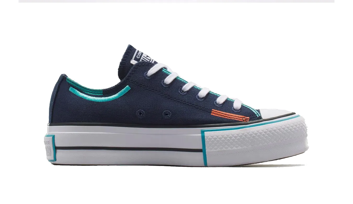 Дамски високи кецове Converse Chuck Taylor All Star Lift Platform A07597C сини – Azul