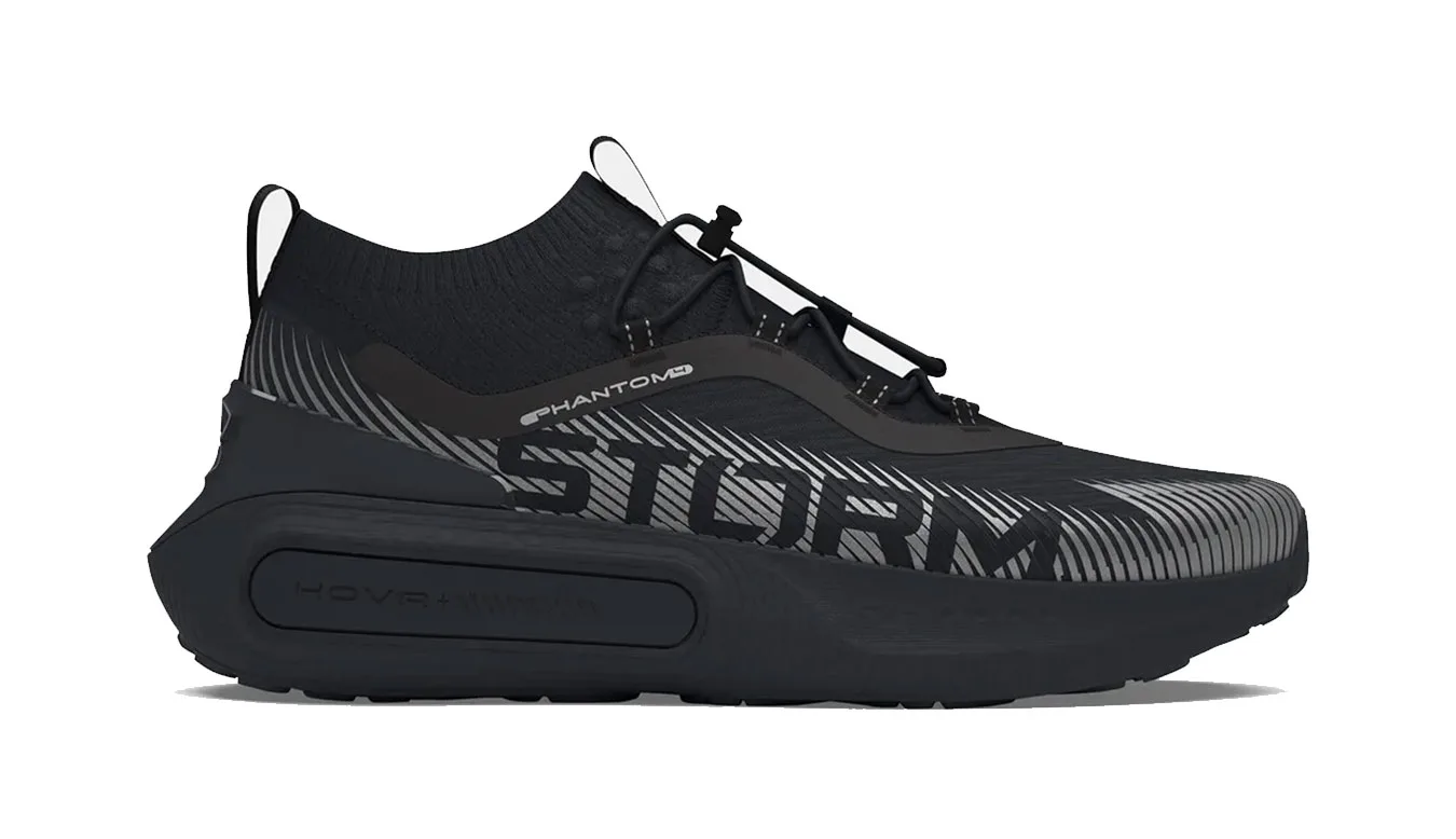 Under Armour U Phantom 4 Storm Blk Homens - Preto - 3027625-001-11.5 - Size: 11.5 – Мъжки маратонки