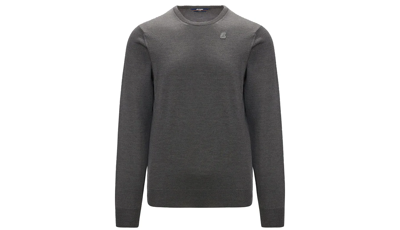 K-Way Sebastien Merino Grey MD Mel Homens - Cinza - K6113BW-48M – Мъжки худита