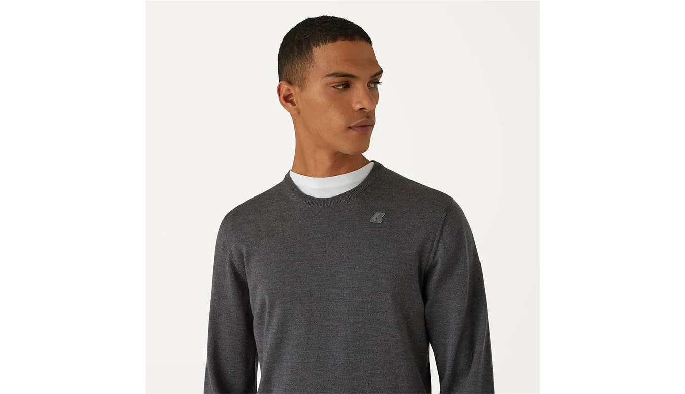 K-Way Sebastien Merino Grey MD Mel Homens - Cinza - K6113BW-48M – Мъжки худита