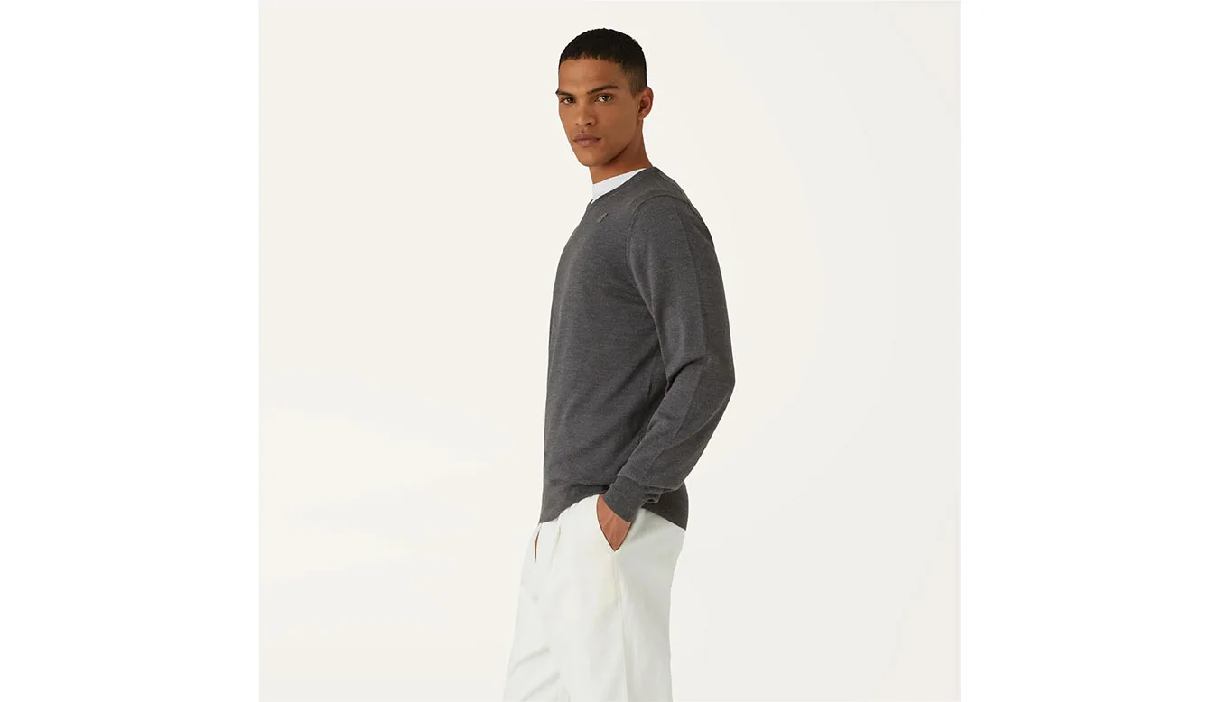 K-Way Sebastien Merino Grey MD Mel Homens - Cinza - K6113BW-48M – Мъжки худита