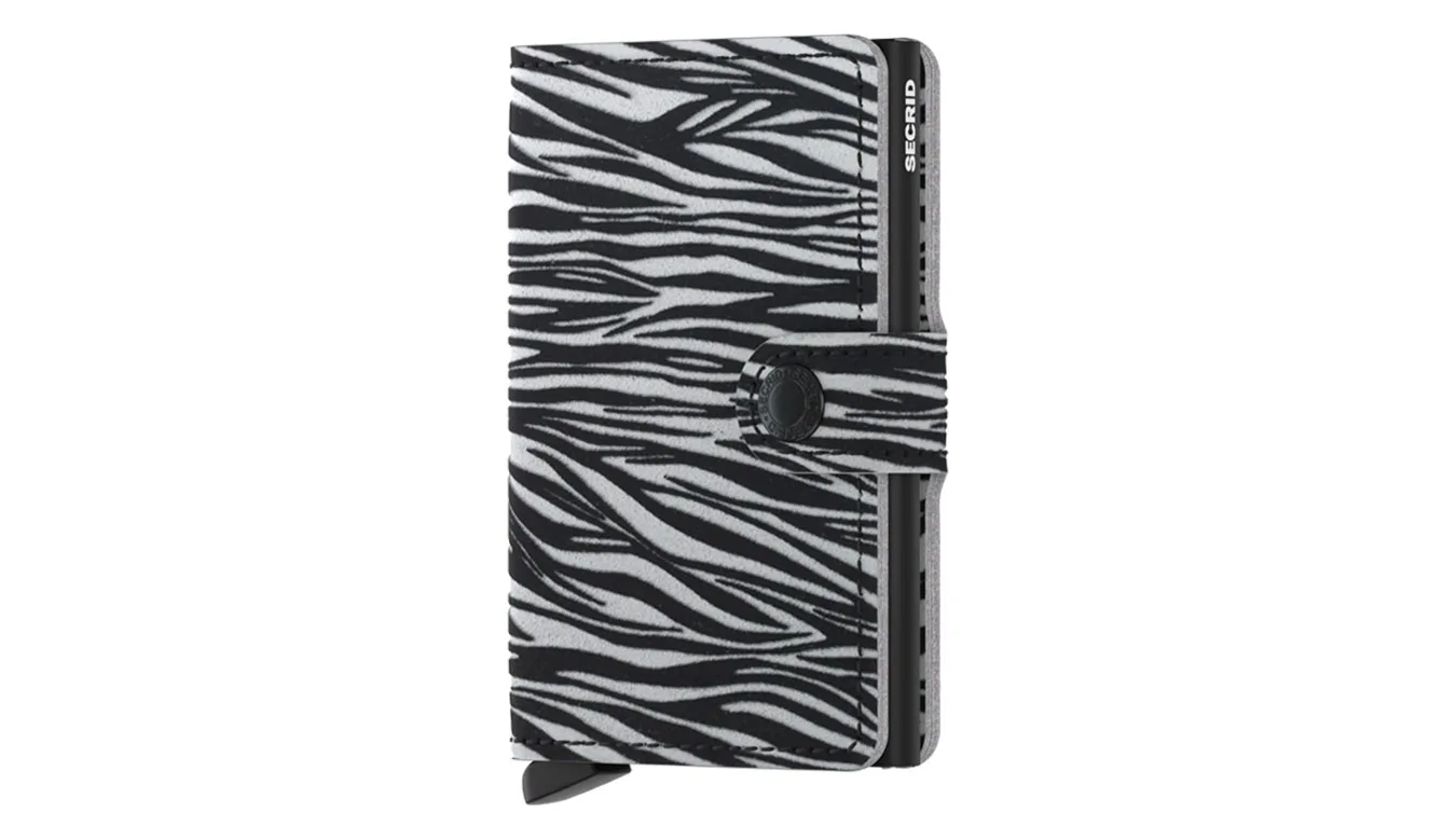 Портмоне Secrid Miniwallet Zebra сиво – Cinza – Мъжки портмонета