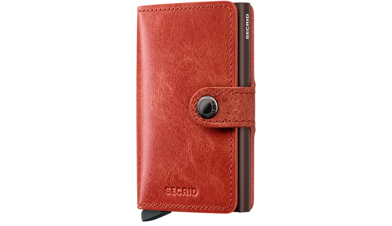 Портмоне Secrid Miniwallet Vintage оранжево – Laranja – Мъжки портмонета