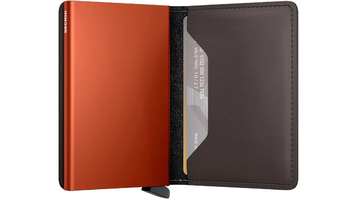 Портмоне Secrid Slimwallet Matte Truffle оранжево – Laranja – Мъжки портмонета