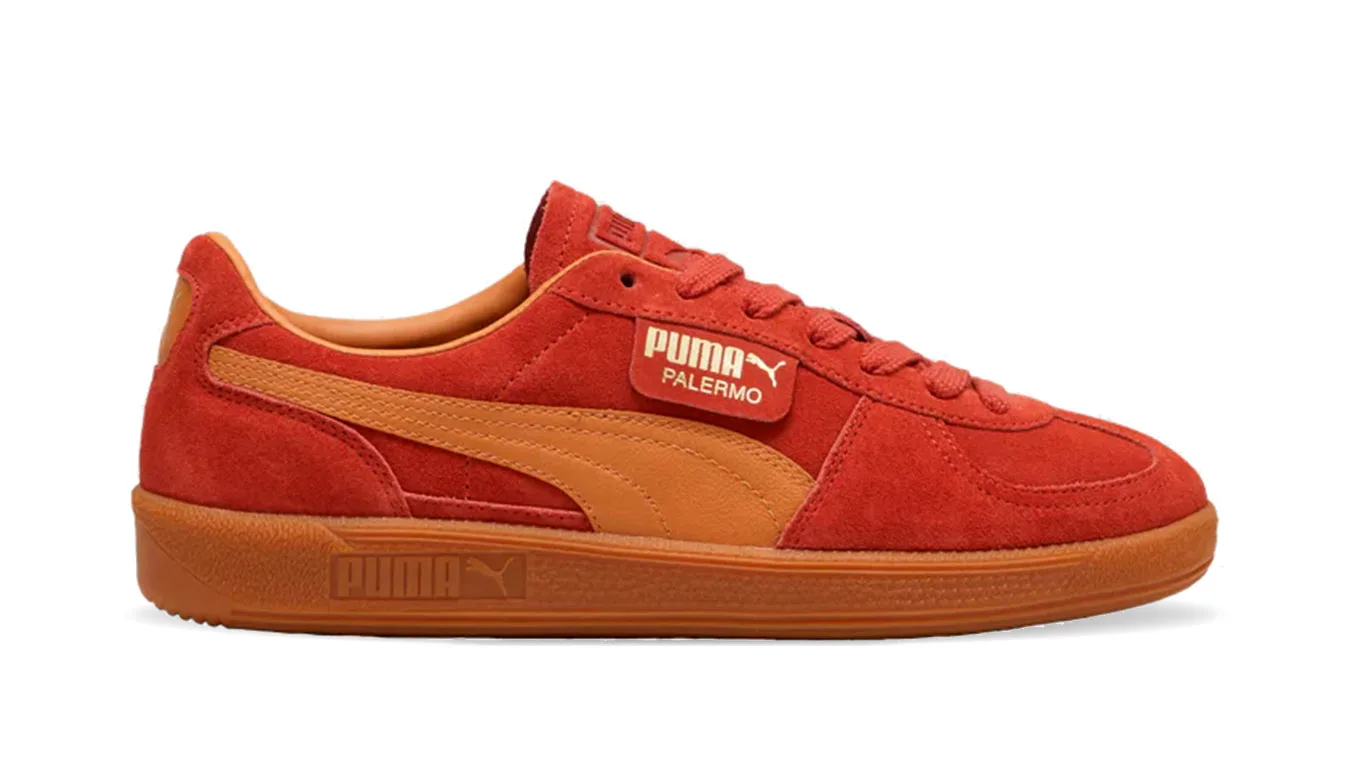 Мъжки маратонки Puma Palermo Mars Caramel Latte Gum червени – Vermelho – Мъжки ниски маратонки