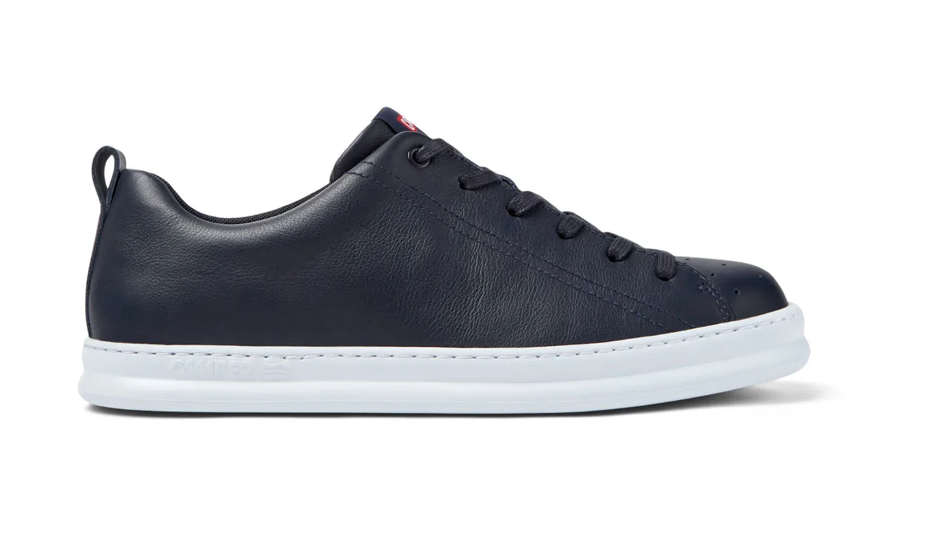 Camper Runner Blue Leather Homens - Azul - K100226-049 – Мъжки маратонки
