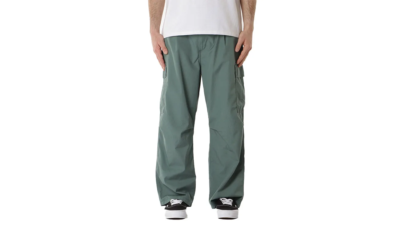 Мъжки панталон Carhartt WIP Cole Pine зелен – Verde – Мъжки текстилни панталони