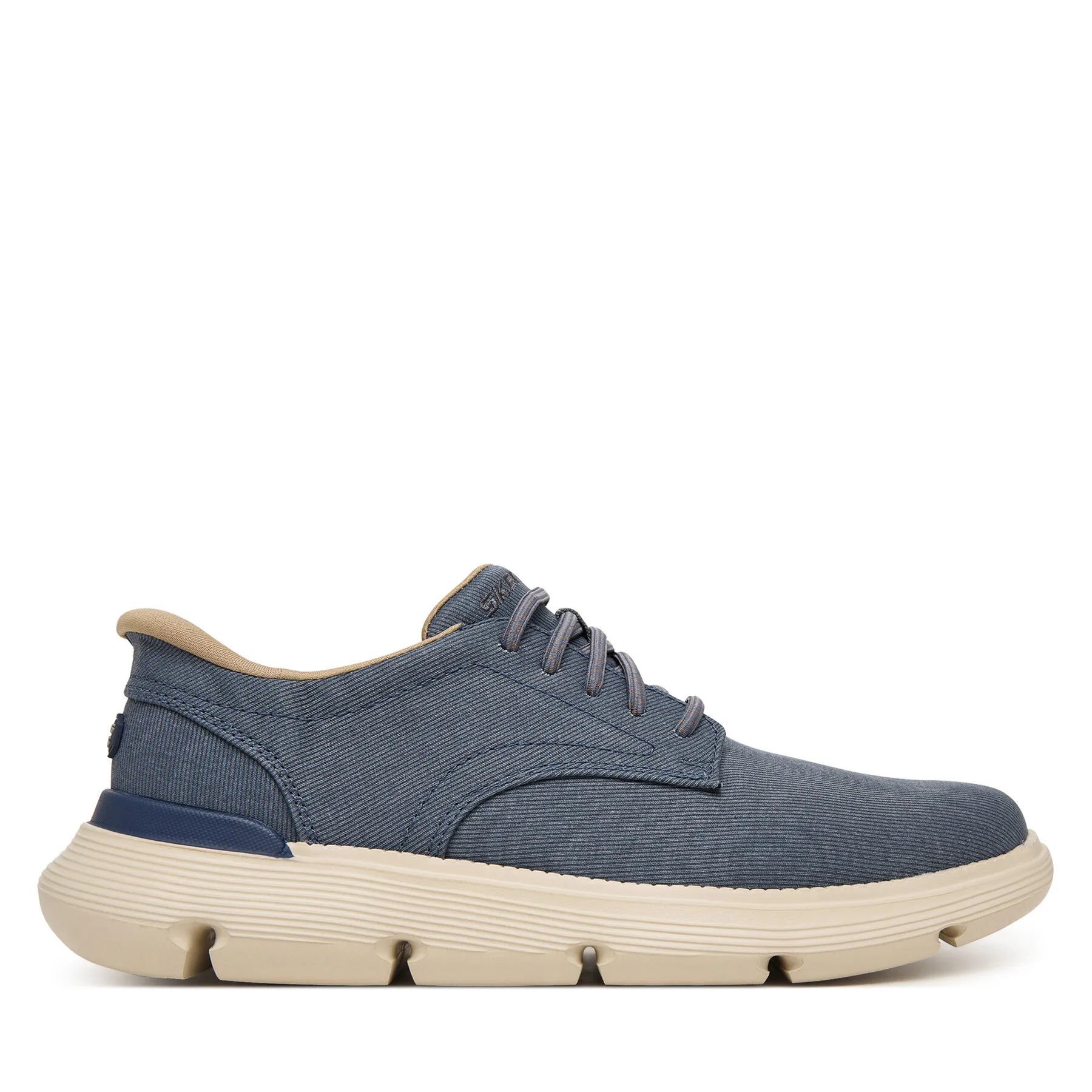 Обувки Skechers Slip-Ins: Garza - Clive 205352/BLU Син – Мъжки ежедневни затворени обувки