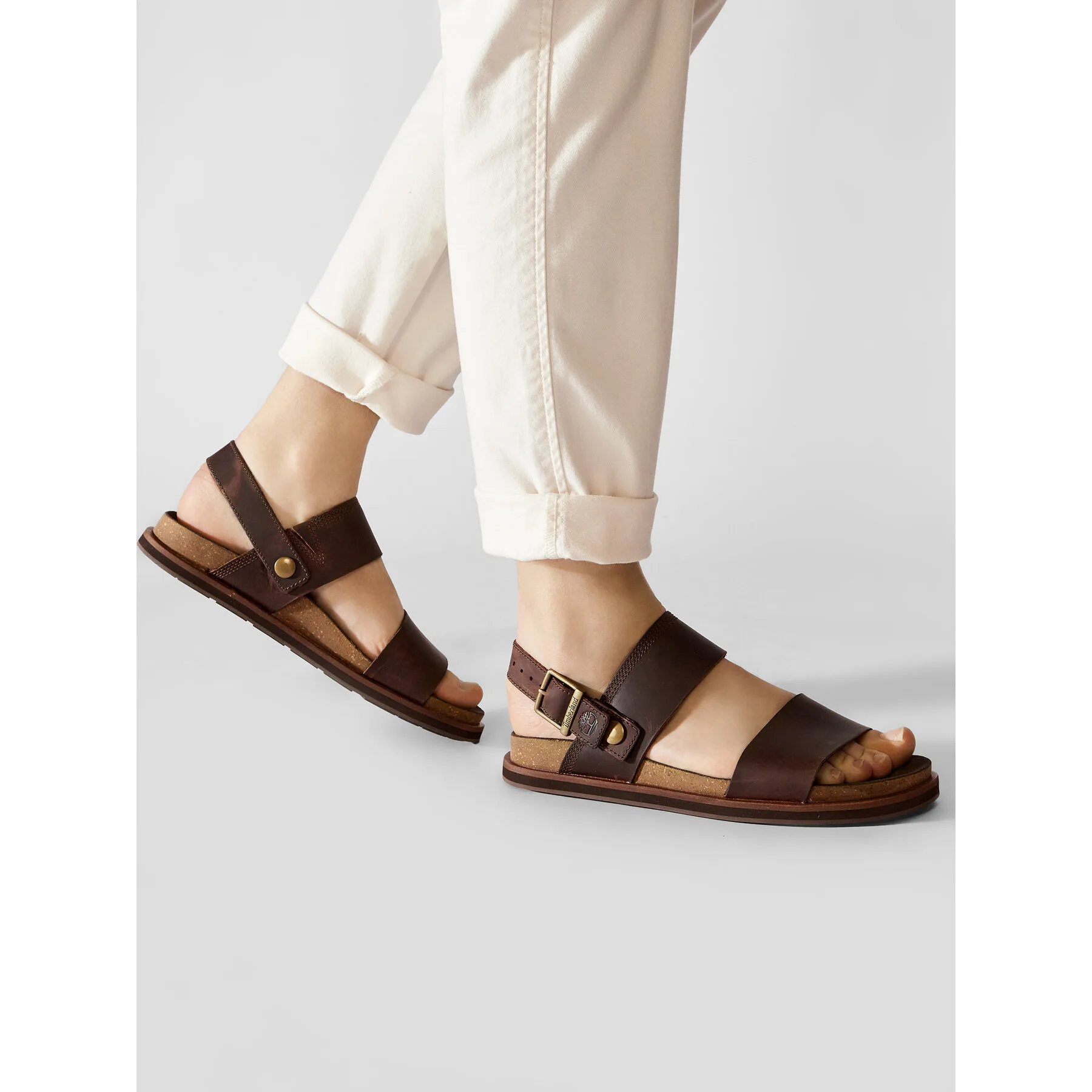 Мъжки сандали Timberland Amalfi Vibes 2Band Sandal кафяви