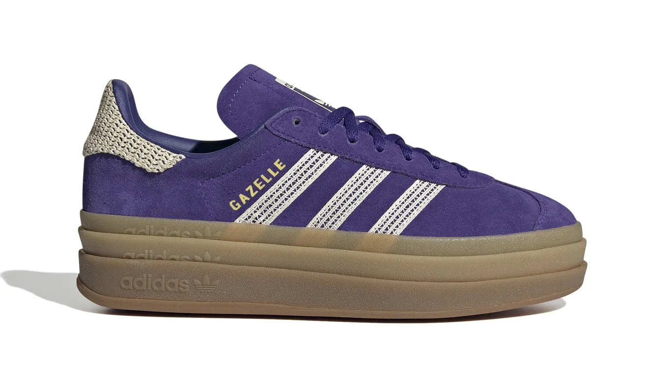 adidas Gazelle Bold W Purple JS3359 Mulheres - Roxo - JS3359 – Дамски маратонки