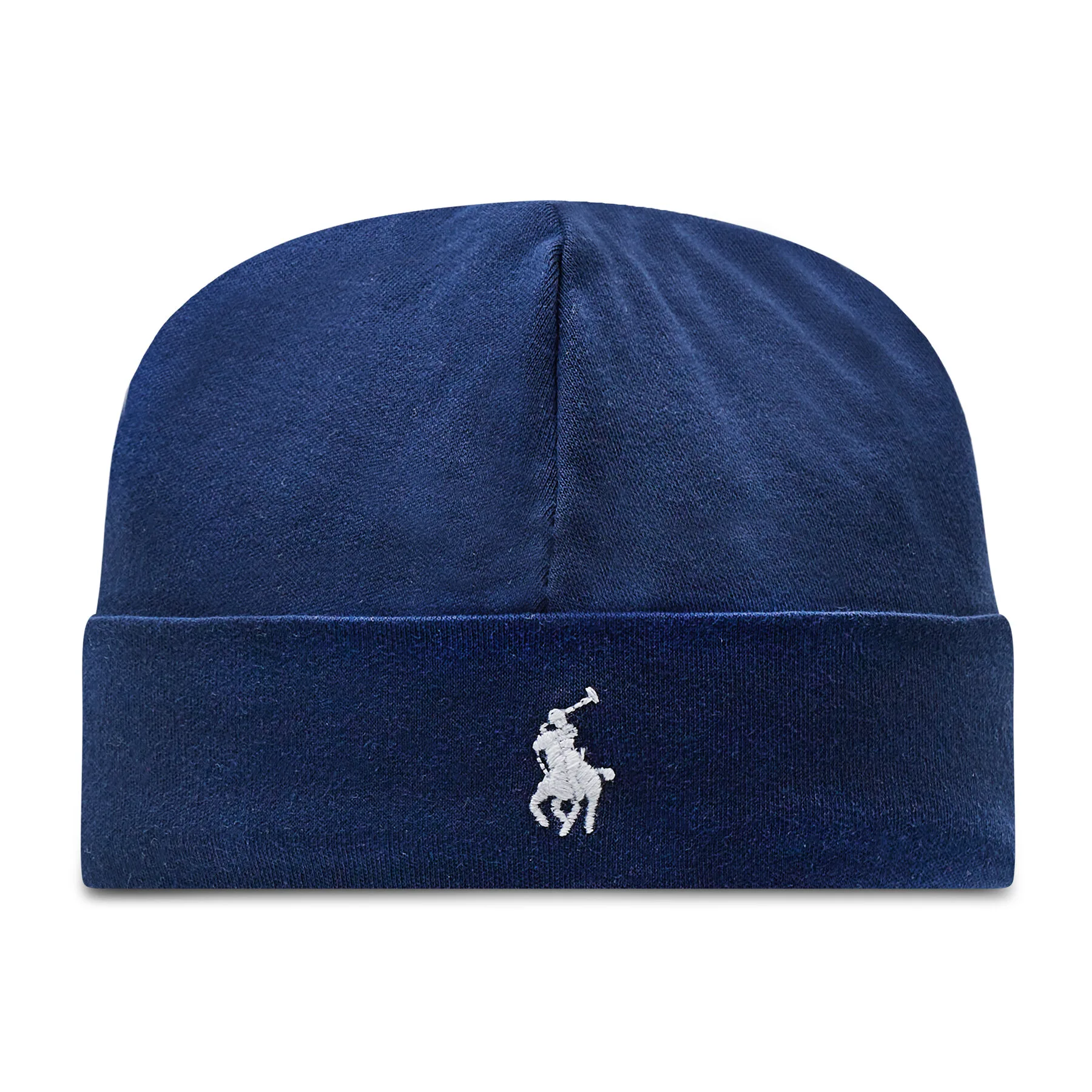 Детска зимна шапка Polo Ralph Lauren тъмносиня – Зимни шапки