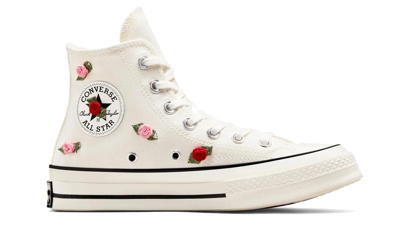Дамски кецове Converse Chuck 70 Valentine's Day бели – Branco – Дамски ниски кецове